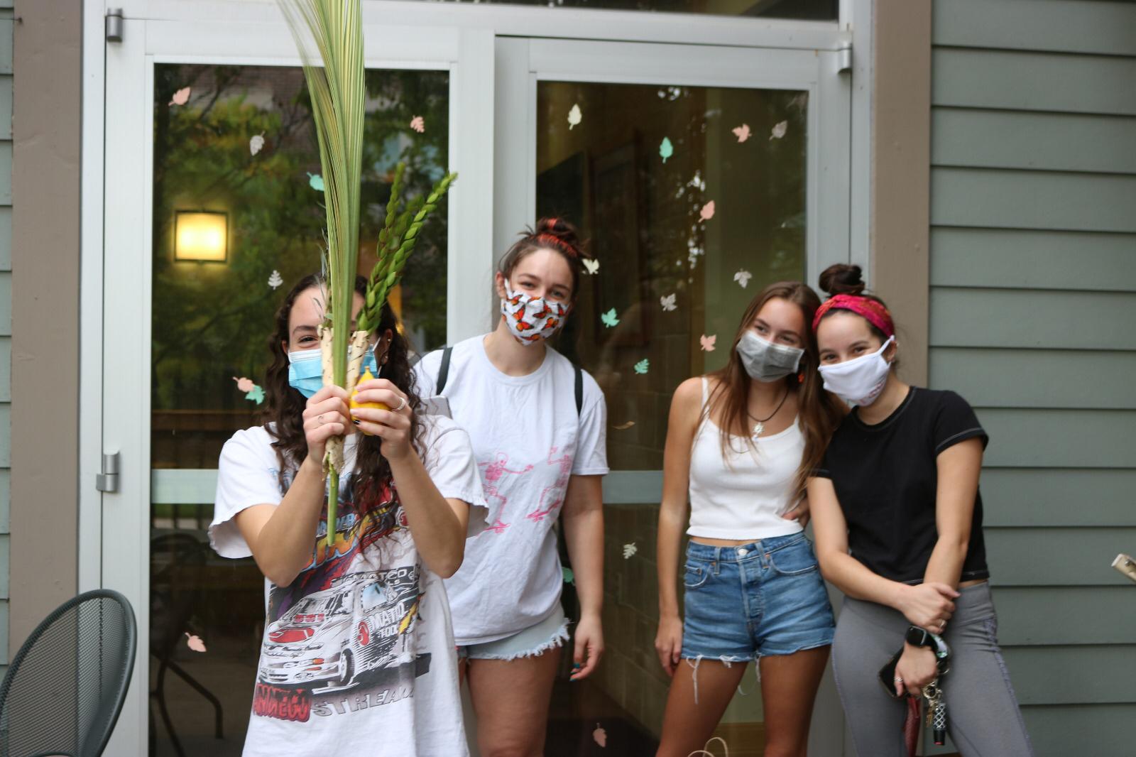 Sukkot celebration at Mines Hillel
